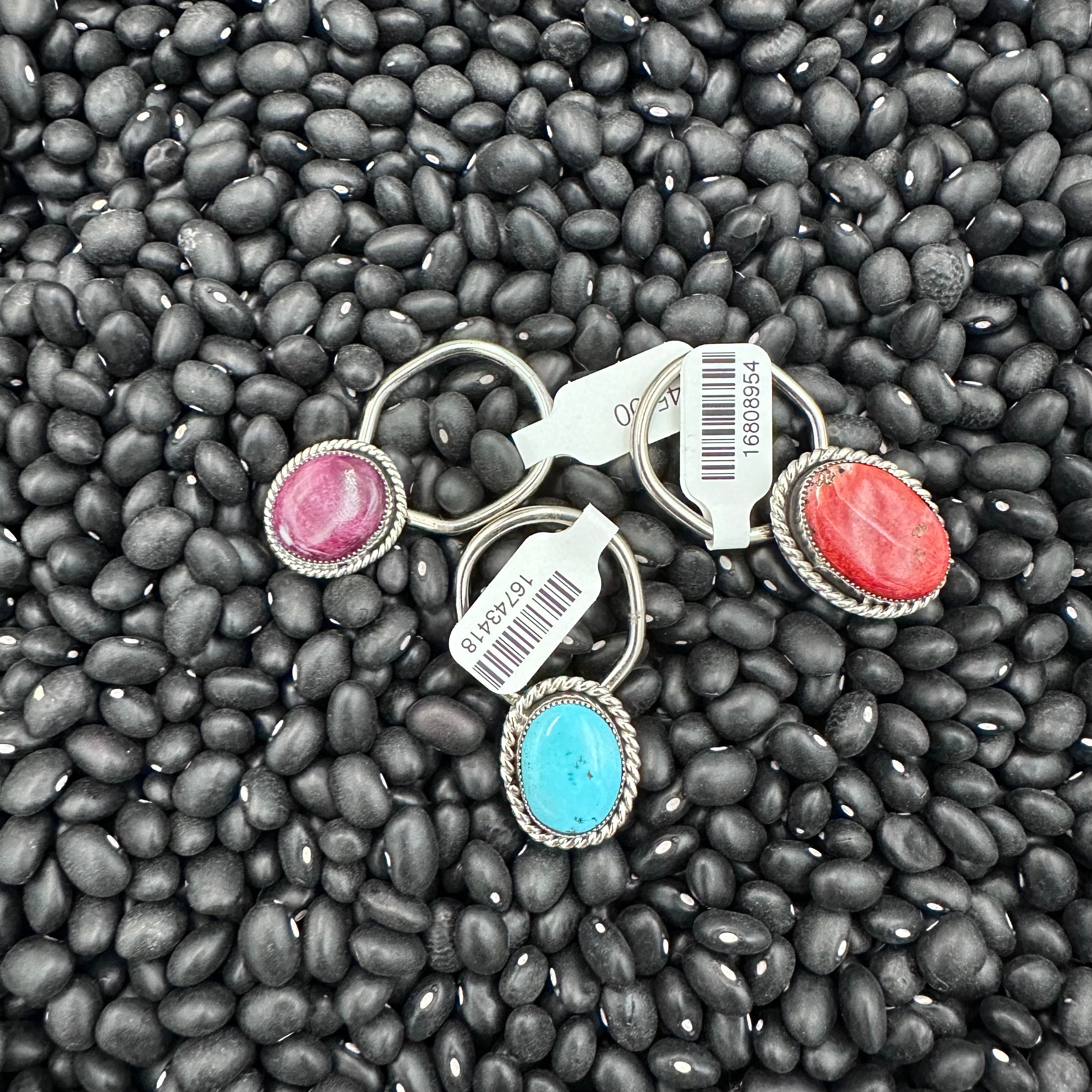 Single Key Chain Assorted Single Stone Key Chains – Two Rivers Trading